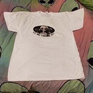 Hand made alien t shirt